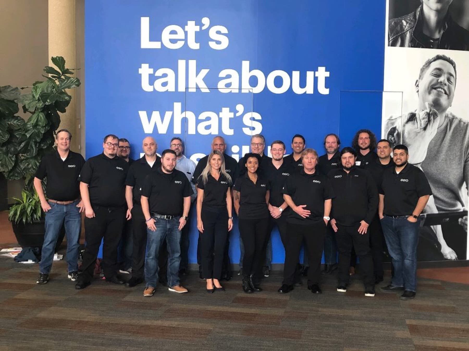 eero team at Best Buy headquarters